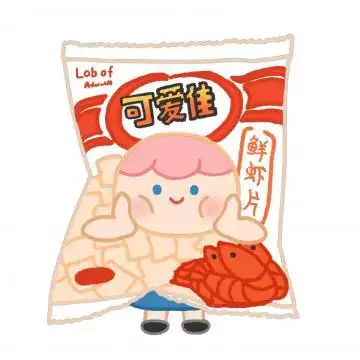 手绘零食拟人可爱头像