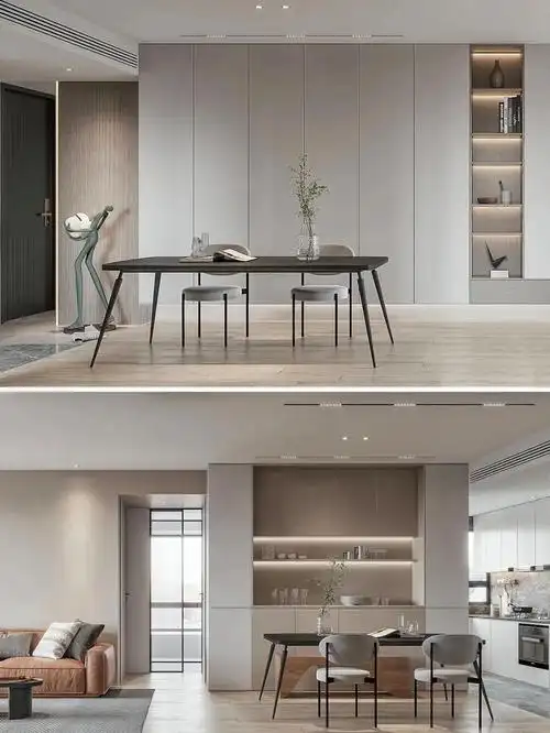 金牌衣柜木梵经典灰白家居极简美学的狂欢