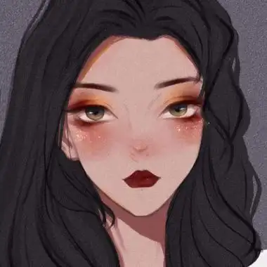 手绘头像女高冷