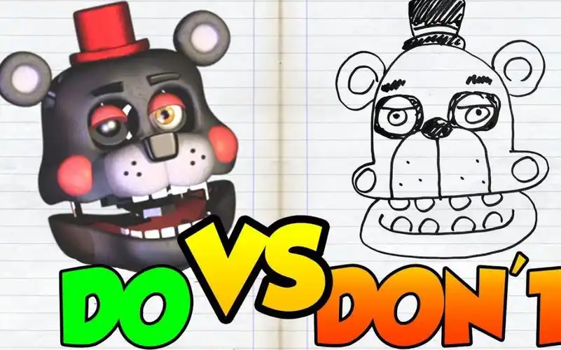 [fnaf]一分钟绘画小左教程_哔哩哔哩_bilibili