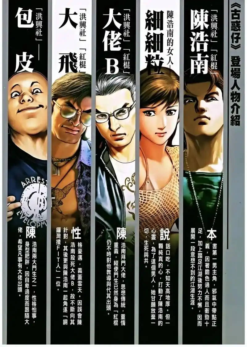 一些出场介绍#古惑仔漫画 #古惑仔 #陈浩南  - 抖音