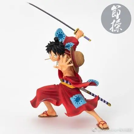 [节操铺]眼镜厂 组立海贼 bwfc10th 造型王 和之国 武士路飞 挥剑