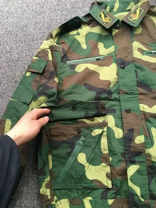 体能训练作训老式87迷彩服夏季作训服多兜薄款;老款老式丛林 (wszf)