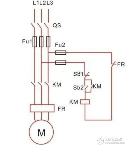 交流接触器自锁互锁电路图