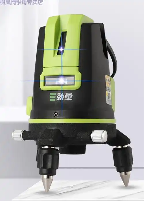 水平仪绿光十二线高精度12线平水仪贴墙仪水平仪蓝光绿光高精度强光超