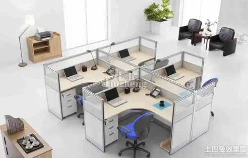 60平米小办公室装修效果图