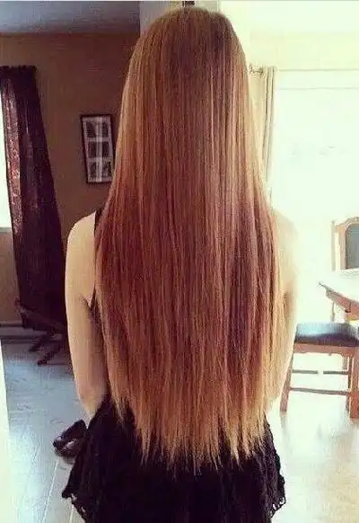 唯美 背影 直发 长发