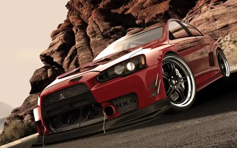 汽车图片,汽车标准,三菱evo改装经典,跑车壁纸,超炫跑车,高清电脑壁纸