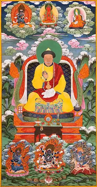 三世章嘉胡土克图唐卡