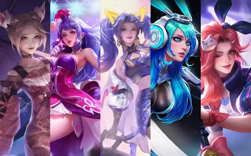 七夕让王者女团陪你过!_王者荣耀