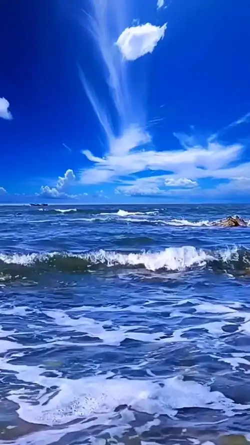 心胸开阔似大海