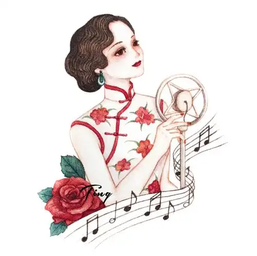 【民国美人】作者:ting屿 图源涂鸦