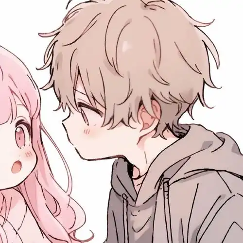 新的可爱363436373039动漫情侣头像