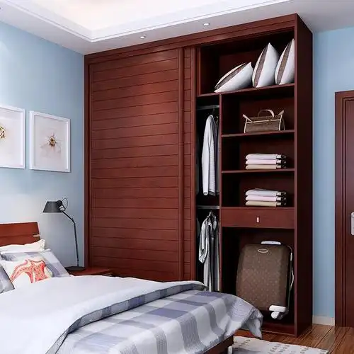 索菲亚索菲亚衣柜现代简约风格马赛大百叶家具套装整体推拉门衣柜儿童