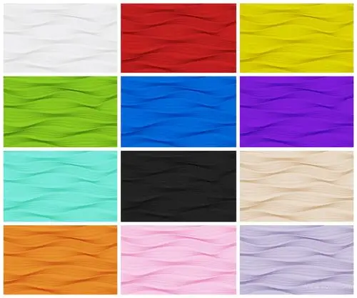 12种不同颜色的抽象波浪背景图片素材