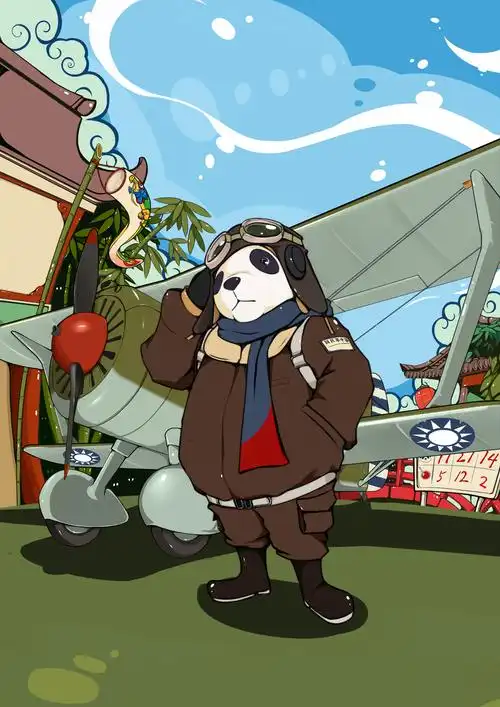 魔兽绘画:熊猫人-保卫天空