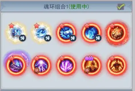 大佬们帮忙看下魂环搭配