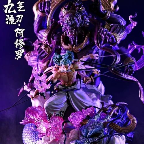 海贼王手办动漫人物 鬼气九刀流阿修罗 霸气索隆雕像模型摆件礼物
