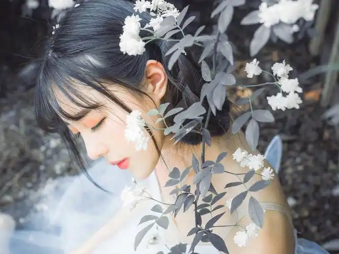 白皙气质美女唯美写真电脑壁纸高清大图预览1920x1080_美女壁纸下载