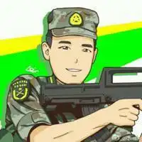 微信动漫军人头像【点击鼠标右键下载】