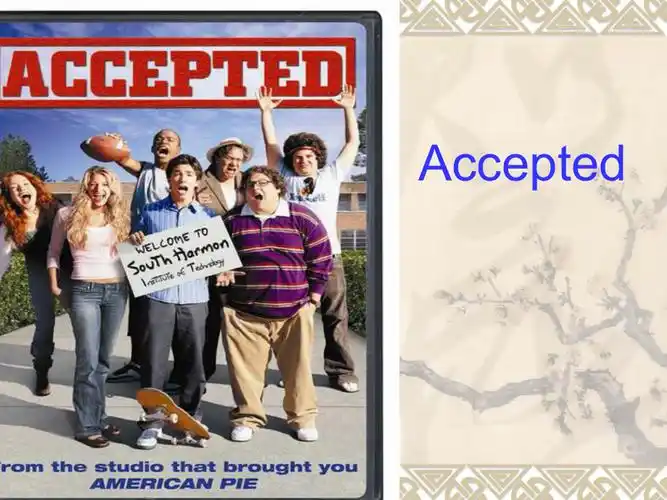 录取通知accepted电影赏析ppt