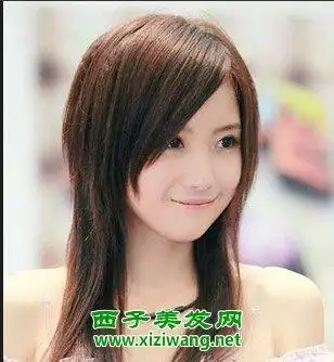 中长碎发扎什么发型图片(3)