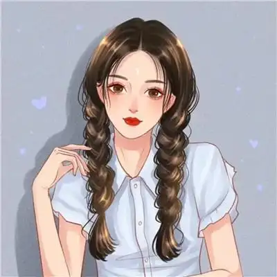 简约干净的手绘头像女生图片大全 高清很独特的优质手绘女头_女生头像