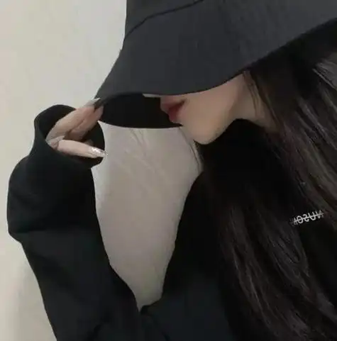 霸气女生头像不露脸中间