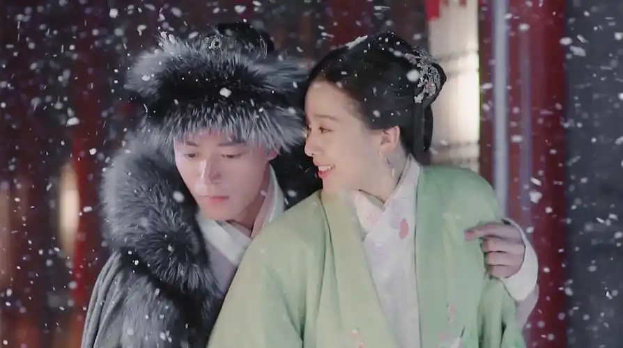 刘诗诗《女医明妃传》中和霍建华雪中跳舞那一段真的绝了