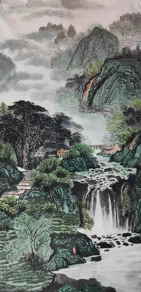 精品山水画图片大全 好看的山水画图片