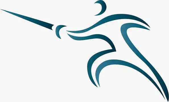 古代 拿剑女png素描的剑桥png矢量卡通小人击剑运动插画aipng海洋生物