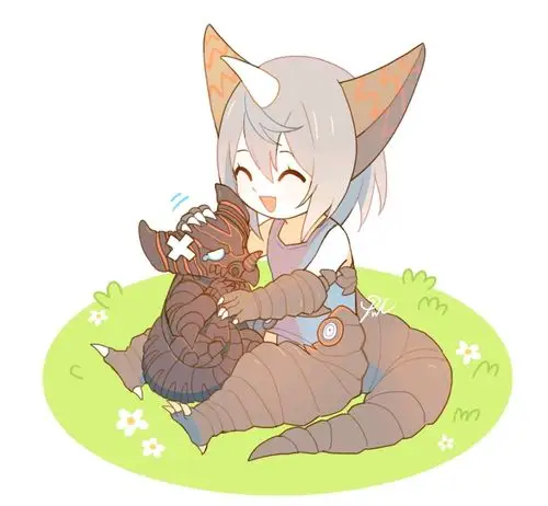 佩盖萨星人八等分的大人(滑稽)阿基拉&乌英达姆哥莫拉宠物与饲主路边