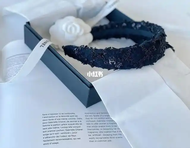 chanel22k毛呢发卡