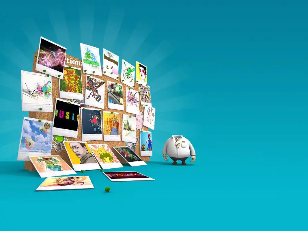 个性创意设计立体图案挑战思维简约电脑桌面壁纸高清大图预览1600×12