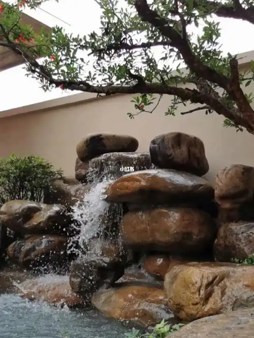 叠山庭园水景叠石造景