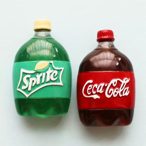 原创冰箱贴|大王小王|3d立体胖胖搞怪饮料可爱卡通创意冰箱磁贴