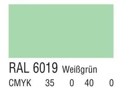 ral 6019崧蓝绿色