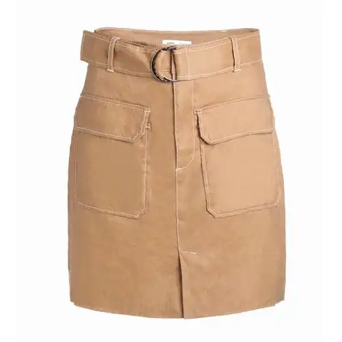 ochirly欧时力春装气质腰带短裙字裙工装半身1ry2070640半身裙