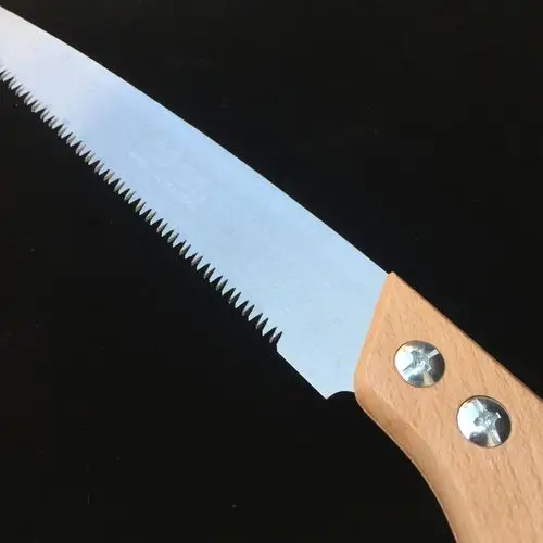 【厂家直销】木柄猛钢sk-5手锯 修枝修 果树锯 园林工锯