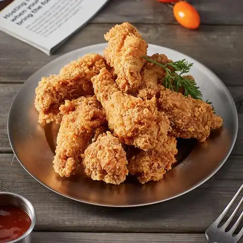 范儿香辣炸鸡翅根急保鲜吮指半成品4袋聚会标配生鸡肉