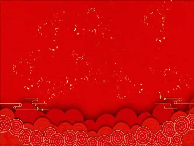 红色中国风年会会庆典通用ppt模板.ppt 24页