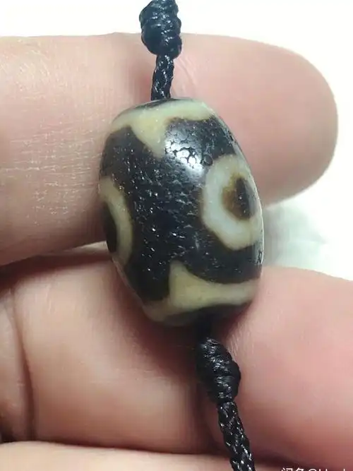 老台湾天珠老台一天珠达洛三眼