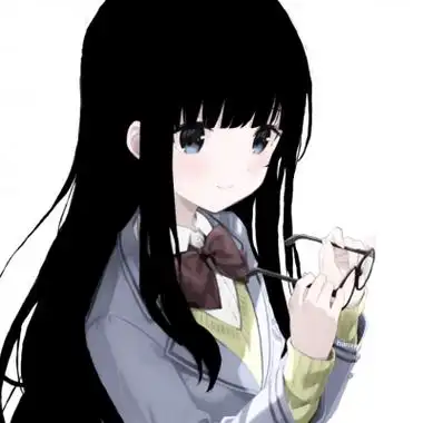 颜值好看漫画女生头像长发可爱,超可爱的眼里痴迷-卡通头像