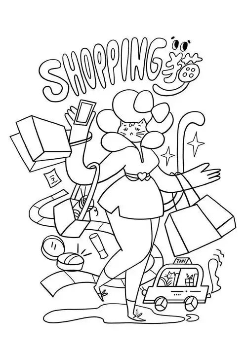 妙趣横生的黑白涂鸦插画教程,点燃你的创意火花!|画风|勾线|人物|线稿