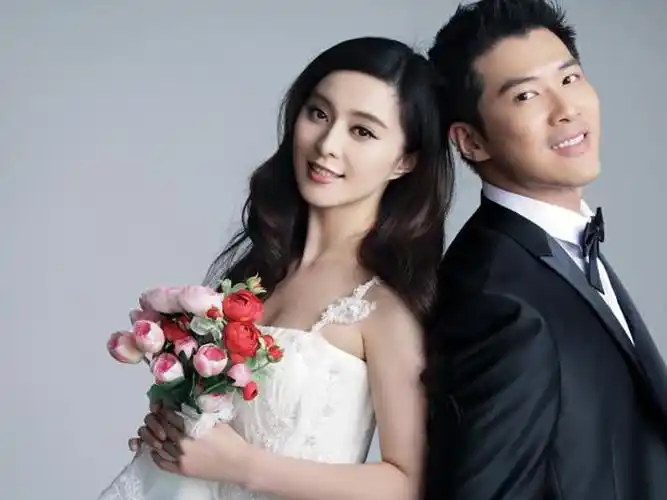 范冰冰唯美婚纱照
