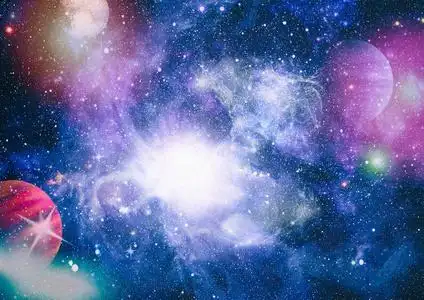 星空马卡龙色图片