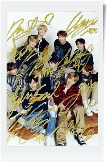 nct127 成员nct dream 李马克 nct 127 亲笔签名
