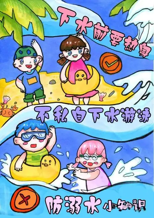 《防溺水小知识》滨海小学·张博妍《防溺水须知》青岛大学路小学