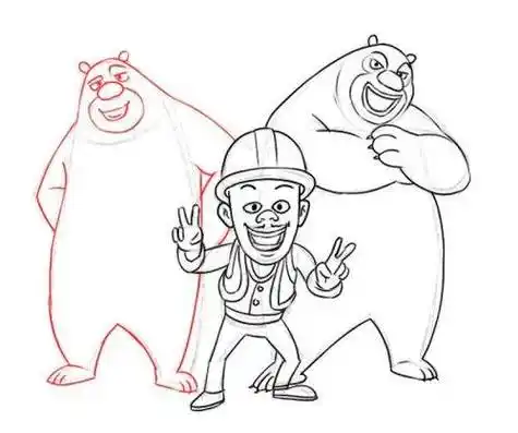 动画片简笔画图片大全动漫人物简笔画卡通动漫简笔画图片大全_多拉爱