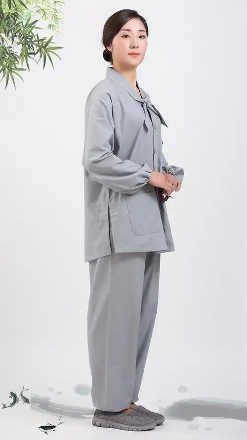 居士服女佛教衣服外套海青僧服女居士禅修服居士服拜佛打坐服男套装